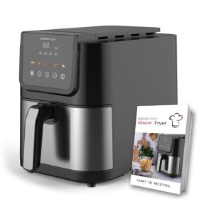 Boston Tech® Friteuse à Air Master Fryer 5L | Air fryer 1500W + 5 Programmes + Commande Tactile + Température Réglable | Pani