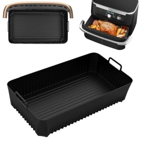 Moule Air Fryer, Moule Silicone Air Fryer pour Ninja AF500EU, Air Fryer Accessoires pour Ninja Foodi Flex 10,4 L, Accessoires