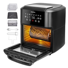 Aigostar Owen - Mini Four Air fryer 12L, Friteuse air fryer 8 Prédéfinies, Écran Tactile LED, 7 Accessoires inclus, Système r