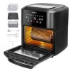 Aigostar Owen - Mini Four Air fryer 12L, Friteuse air fryer 8 Prédéfinies, Écran Tactile LED, 7 Accessoires inclus, Système r