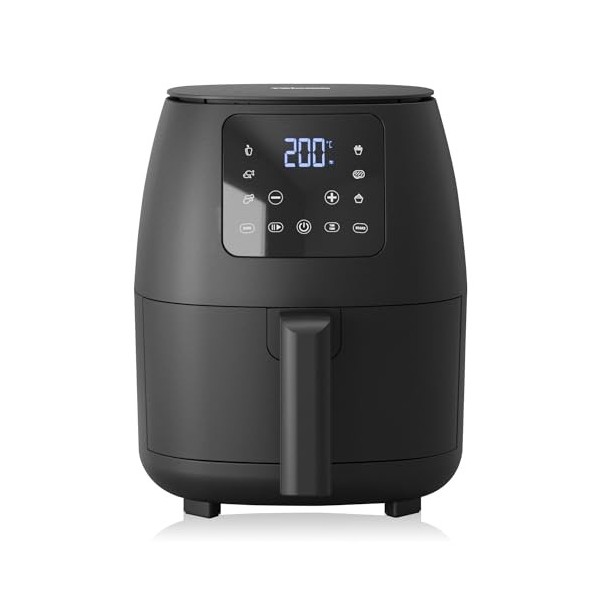 Tristar Crispy Fryer Mini – Capacité 2 L – 1000 W – 77,8% de consommation dénergie en moins – Avec thermostat et minuterie –