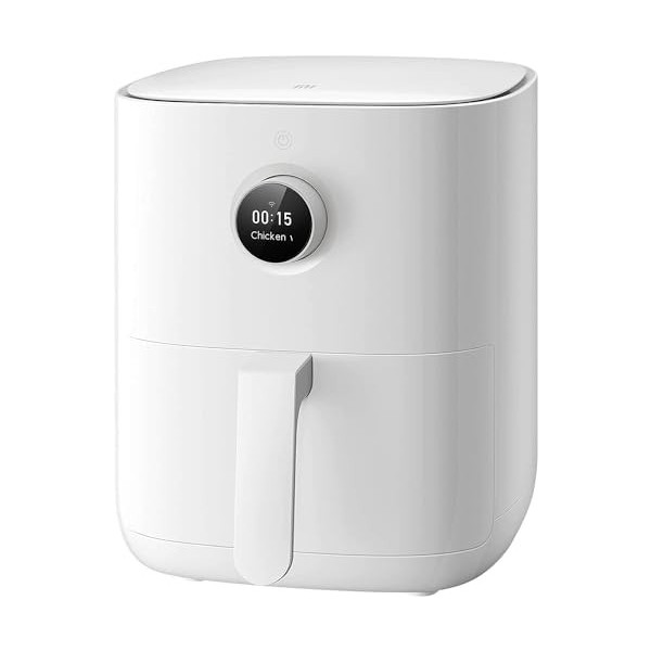 Mi Smart Air Fryer, Friteuse sans huile, capacité 3,5 L, 1500 W, contrôle par application, double espace de cuisson, Blanc