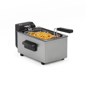 Tristar Friteuse à huile, 3L, Zone Froide, Thermostat réglable 190°C, Pièces lavables, Fenêtre, Rangement pour câble, Protect