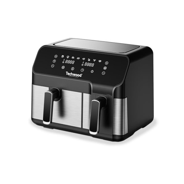TECHWOOD Friteuse sans Huile Duo - 2700W, Noir