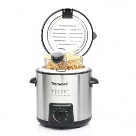 TECHWOOD Fondue - Friteuse Puissance 840W Capacité 1l d’huile