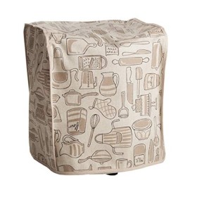 FLAVOR PLUS Housse en Tissu Imperméable Anti-Taches Résiné, Compatible avec Friteuse Sans Huile Cecotec/Cecofry de 2,5 L, 5 L