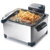 SENYA Friteuse électrique cuve amovible inox 5L, grande capacité, 3 paniers amovibles, 2000W, Family Fryer, SYCK-DF009, Argen