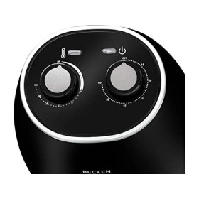 Becken Friteuse sans huile 1,5 L, 1230 W, minuterie, température 200 C, noir, BAF5437