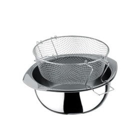Genérico Friteuse antiadhésive pour poêles/friteuse avec poignées pour cuisine 24 cm