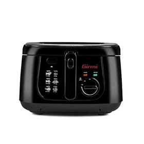 Girmi FG21 Friteuse, 1800 W, 2,5 L, antiadhésif, noir