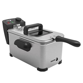 FAGOR Friteuse électrique modèle PRO de 2 litres et 2 000 W. Fabriqué en acier inoxydable. Cuve amovible lavable au lave-vais