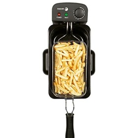 FAGOR Friteuse électrique modèle PRO de 2 litres et 2 000 W. Fabriqué en acier inoxydable. Cuve amovible lavable au lave-vais