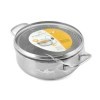ROYAL NORFOLK Friteuse en inox, avec couvercle, 24 cm