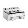 Royal Catering RCSF-16DTH Friteuse Électrique Double Professionnelle 2 x 6 000 W, Volume Total 2 x 16 L, Huile 2 x 10 L, Cou