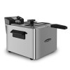 Orbegozo Fdr 80 - Friteuse professionnelle, 8 litres, thermostat réglable, témoins lumineux, poignée toucher froid, chemin de