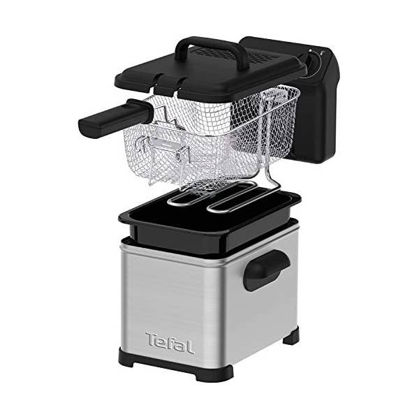 Tefal Family Pro Access FR5030 Friteuse semi-professionnelle avec huile, réservoir dhuile amovible, technologie de zones de 