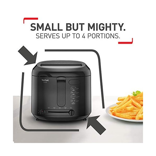 Tefal Uno FF203840 Friteuse Noir 1 kg 4 portions