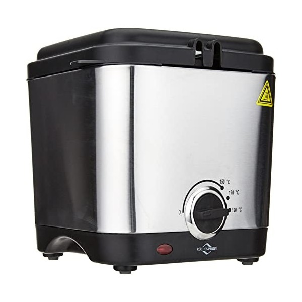 Küchenprofi 1709502800 Mini friteuse en acier inoxydable 18/8
