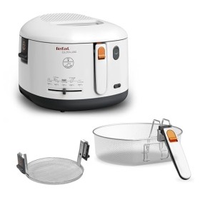Tefal Filtra One Friteuse classique, Filtration de lhuile, Température réglable, Revêtement antiadhésif, Blanche FF163111