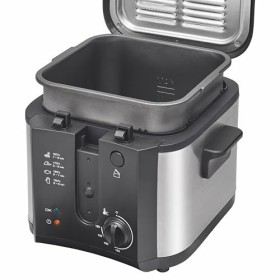 Brandt FRI30X – Friteuse classique 2,5L huile – Cuve et couvercle amovibles – Capacité 1 kg de frites – 1600W – Hublot de con