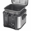 Brandt FRI30X – Friteuse classique 2,5L huile – Cuve et couvercle amovibles – Capacité 1 kg de frites – 1600W – Hublot de con