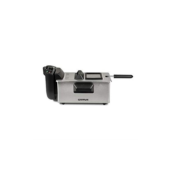 G3Ferrari G10123 G10124 Pastella Deep Fryer, Métal, 3 liters, Gris