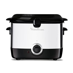 Moulinex Friteuse à huile, Capacité 1 L dhuile, 600 g de frites, Pour 2 portions, Température 150°C à 190°C, Compact, Hublot