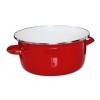 Premier Housewares Friteuse avec couvercle en Pyrex / PANIER EN FIL DE FER / Rouge 5 litres 16 x 33 x 27 cm