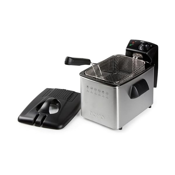 FRITEUSE DOMO DO465FR, Acier Inoxydable