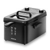 Cecotec Friteuse Électrique CleanFry Infinity 3000 Black. 3 L, Jusqu’à 190 ºC, Minuterie, Cuve Émaillée qui convient pour un 