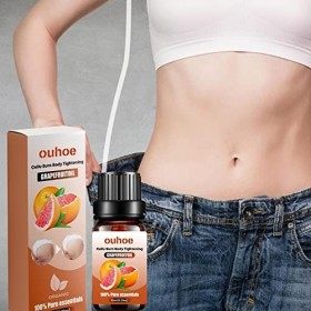 Huile de Pamplemousse Naturelle - Huiles essentielles délimination de la cellulite raffermissante pour le corps | Corps Raff