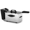 Orbegozo FDR 16 - Friteuse professionnelle, thermostat réglable, 1,5 l, voyants lumineux, 1500 W