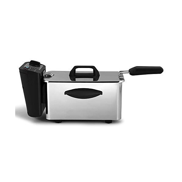 Orbegozo FDR 16 - Friteuse professionnelle, thermostat réglable, 1,5 l, voyants lumineux, 1500 W