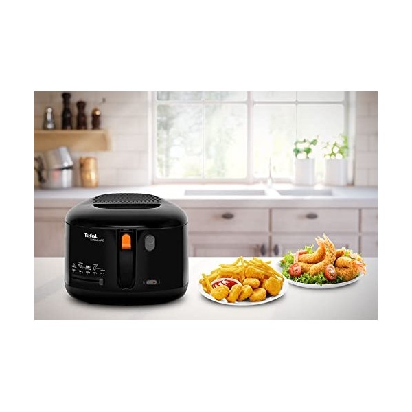 Tefal FF1608 Simply One Friteuse électrique, capacité XL pour jusquà 1,2 kg de frites, système de paroi de refroidissement e