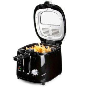 Domo DO-461FR Friteuse Noir 2,5 L en Plastique