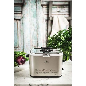 Jata - FR326E - Friteuse, 1000 watts, Couleurs Noir / Argent, 1.3L