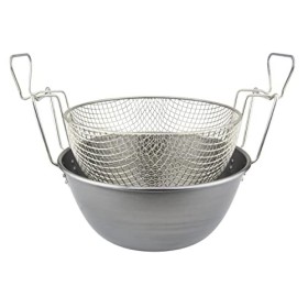 ILSA ILS360026 Friteuse avec paquet fer brossé, 26 cm