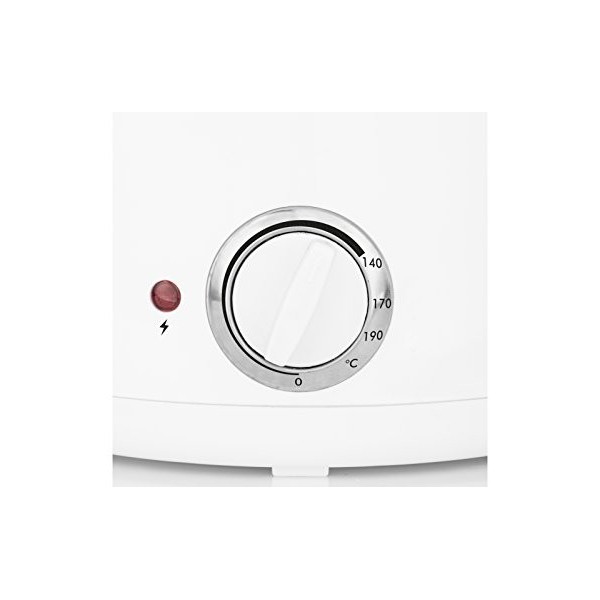 Tristar FR-6941 Friteuse – Contenance de 1,5 l – Paroi Cool Touch, Blanc