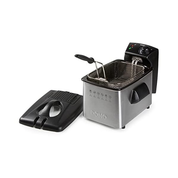 FRITEUSE DOMO DO464FR, Acier Inoxydable