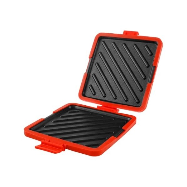 Machine à sandwich pour micro-ondes - En silicone - Chauffage rapide - Plaques antiadhésives - Pour la cuisson de délicieux s