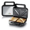 Arendo - Appareil à croque-monsieur Sandwich maker 900 W Toaster Croque Monsieur 4 sandwiches à la fois, Appareil à sandwich,