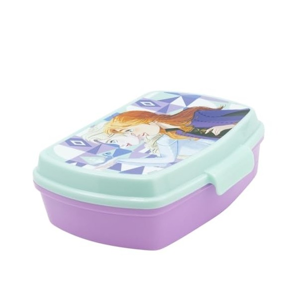 ALMACENESADAN. 5463 - Pack rentrée scolaire et cadeau . composé dune boîte à sandwich rectangulaire multicolore, produit réu