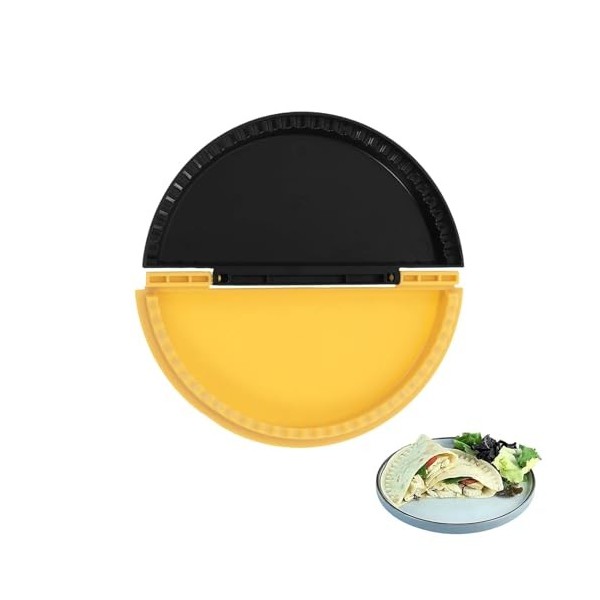 JDCMEI Moule à Sandwich, Pince à Sertir pour Enveloppements, Machine à Sandwich Double Face Fabrication de Burritos, Appareil