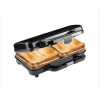 Bestron XL appareil croque monsieur, appareil à sandwich idéal pour les sandwichs américains XL , pour deux sandwichs en for
