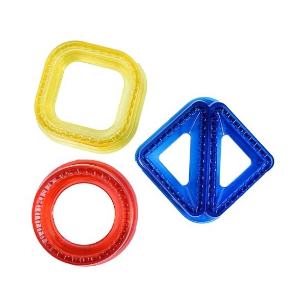 Namvo Lot de 3 modules à Sandwich pour sceller Le Pain, la croûte de Sandwich, Les crêpes, Moule de qualité Alimentaire, Modu