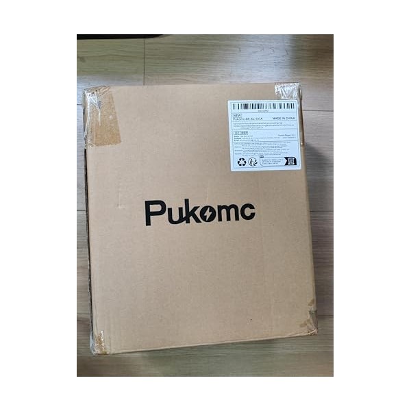 Pukomc Machine a Panini,Grills électriques avec Plaques de Cuisson Anti-Adhésives,2000W Ouverture 180-Degree Appareil Panini,