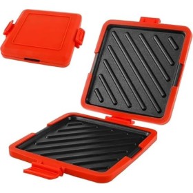 Machine à toastie pour micro-ondes - En silicone - Antiadhésive - Amovible - Machine à sertir - Machine à toast - Presse à sa