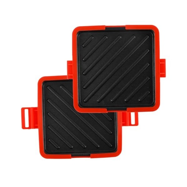 Machine à sandwichs pour micro-ondes - Sans fil - En silicone - Antiadhésive - Chauffage rapide - Pour la cuisson de délicieu