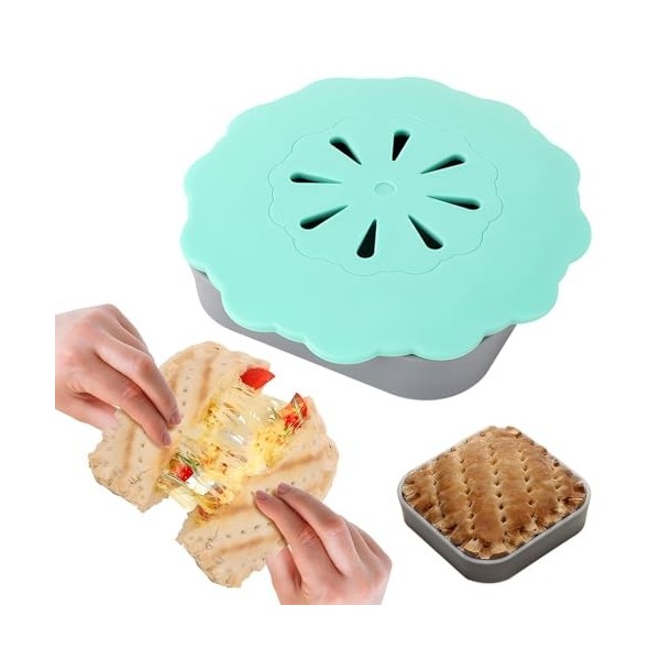 Machine à toastie à sertir rapide, pour sandwichs fins, à sertir, pour faire des gadgets de cuisine créatifs rapides et facil