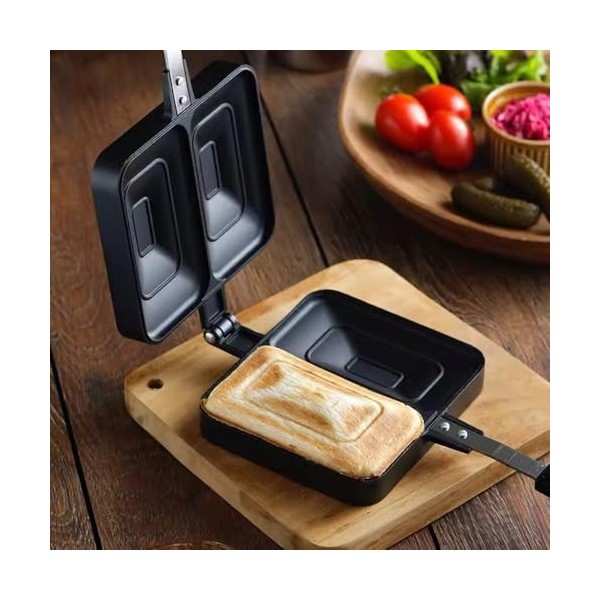 TAMUME Machine à sandwich portable pour des bouchées parfaitement scellées et coupées en deux